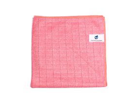 Microfiber cloth HETI square, 38x38cm red