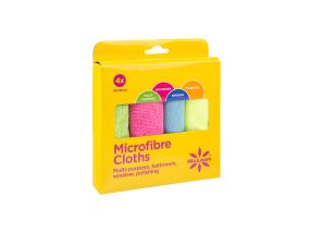 Multipack of microfiber cloths 32x33cm 4 pcs in a pack MCLEAN