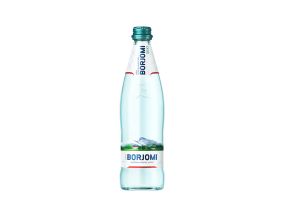 Mineral water BORJOMI 0.5L in carbonated natural glass bottle