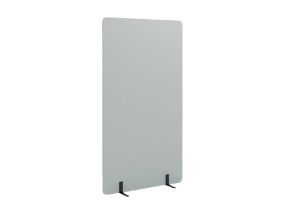 Acoustic/noise-absorbing partition standing on legs STOO Free 1000x1600mm light gray