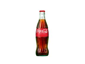 Soft drink COCA-COLA in a 250ml glass bottle