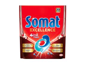 Nõudepesumasina kapslid SOMAT Excellence 4in1 30tk