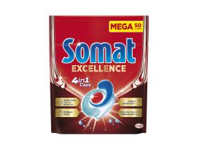 Nõudepesumasina kapslid SOMAT Excellence 4in1 50tk
