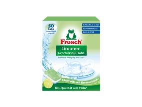 Nõudepesumasina tabletid FROSCH All-in-One, laim, 50tk
