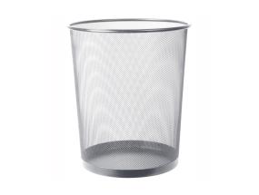 Paberikorv ERICH KRUASE 12L metallist, hõbedane