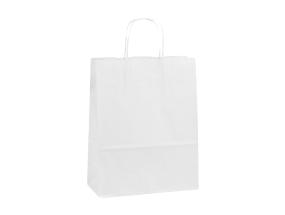 	Paberkott paberpaelsangaga 400x160x450 mm, 100 gsm, valgest jõupaberist