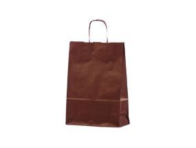 Paper bag with handles 230x100x320mm bordeaux