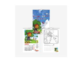 Seinakalender Kalender-Värvivihik Tüdrukutele (U. Nemvalts) 2911446000