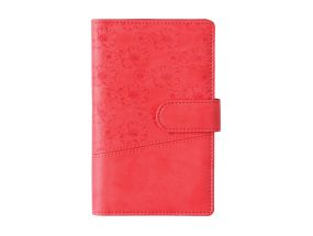 Calendar notebook Miniboss WEEK, spiral binding, FASHION covers (RED PINK) 00075/40264