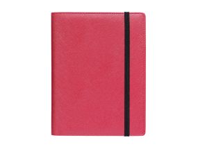 Book calendar Boss Week A5 horizontal, spiral binding, SHINE covers (RED) 00060/41147