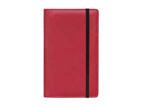 Calendar notebook Miniboss WEEK, spiral binding, SHINE covers (RED)00089/41192