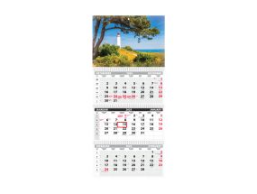 Wall calendar TRIO EXTRA, open size 297x640mm (PICTURE no. 10) 00319/40514