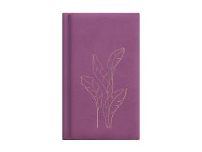 Raamatkalender NÄDAL B6, kõvaköide,Fashion kaaned (LILLA) 00265/40296