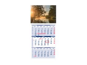 Wall calendar TRIO, open size 297x630mm (PICTURE no. 6) 00321/40224