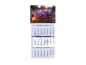 Wall calendar TRIO, open size 297x630mm (PICTURE no. 9) 00321/40227