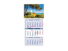 Wall calendar TRIO, open size 297x630mm (PICTURE no. 10) 00321/40228