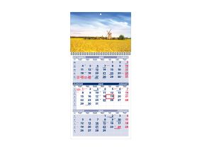 Wall calendar TRIO, open size 297x630mm (PICTURE no. 10) 00321/40228