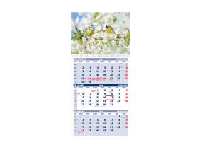 Wall calendar TRIO, open size 297x630mm (PICTURE no. 11) 00321/40229