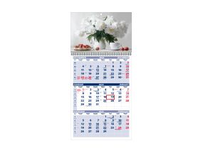 Wall calendar TRIO, open size 297x630mm (PICTURE no. 11) 00321/40229