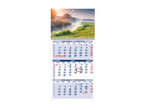 Wall calendar TRIO, open size 297x630mm (PICTURE no. 12) 00321/40230