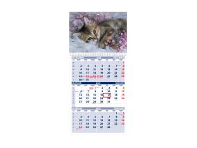 Wall calendar TRIO, open size 297x630mm (PICTURE no. 16) 00321/40234