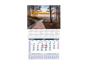 Wall calendar UNO, open size 297x425mm (PICTURE no. 1) 00320/40203