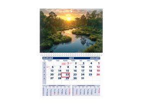 Wall calendar UNO, open size 297x425mm (PICTURE no. 13) 00320/40215