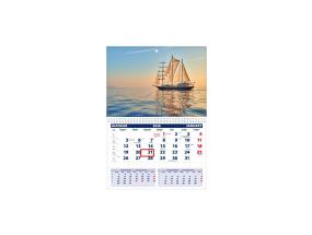 Seinakalender UNO, avatud mõõt 297x425mm (PILT nr. 14) 00320/40216