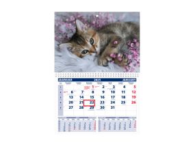 Wall calendar UNO, open size 297x425mm (PICTURE no. 16) 00320/40218