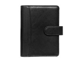 Time-Master kalender Compact A6 NÄDAL, kunstnahk (MUST) 00600/40166