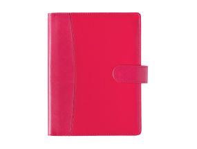 Book calendar Week A5 UNIVERSAL, spiral bound, LUX cover (PINK) 00067/40167