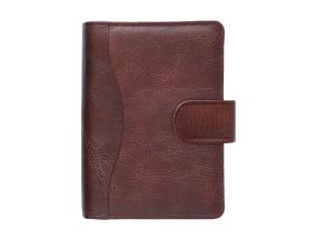 Time-Master kalender Compact A6 NÄDAL, täisnahk (TUMEPRUUN) 00612/40178