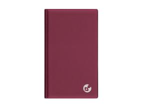 Kalendermärkmik Miniboss PÄEV, spiraalköide, plastkaaned (TUMEPUNANE) 00266/40095