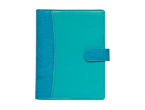 Book calendar Boss A5 Week horizontal, spiral bound, LUX cover (TURQUOISE) 00042/40106