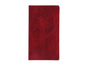 Pocket notebook M1, spiral binding, plastic covers (DARK RED) 00250/40126