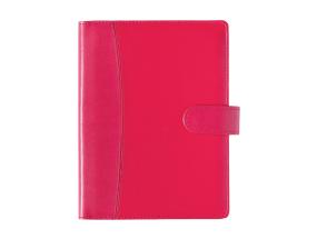 Raamatkalender Boss A5, NÄDAL vertikaal, spiraalköide, LUX kaaned (ROOSA) 00043/40549