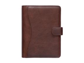 Time-Master kalender Manager A5 (70mm) NÄDAL, täisnahk (TUMEPRUUN) 00712/40160