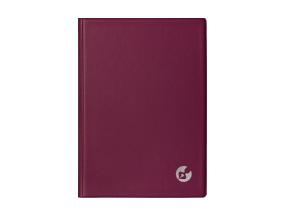 Raamatkalender Boss A5 PÄEV, spiraalköide, plastkaaned (TUMEPUNANE) 00038/40031