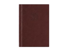 Raamatkalender Kalendermärkmik A6 PÄEV, kunstnahk (PRUUN) 00029/40081