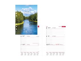 Kalendrisisu Manager A5 NÄDAL horisontaal (70mm) Sulemees 00703