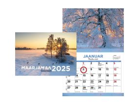 Wall calendar Maarjamaa 297x420mm, staple binding 00324