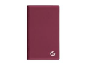 Kalendermärkmik Miniboss NÄDAL, spiraalköide, plastkaaned (TUMEPUNANE) 00253/40107