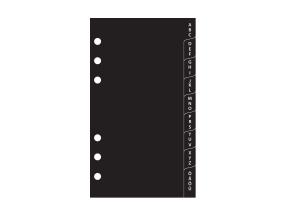 Kalendrisisu Compact A6 plastregister Sulemees 00609