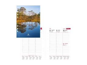 Kalendrisisu Manager A5 NÄDAL vertikaal (70mm) Sulemees 00716