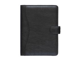 Time-Master calendar Manager A5 (70mm) DAY, full leather (BLACK) 00713/40163