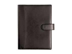 Raamatkalender Nädal A5 UNIVERSAL, spiraalköide, LUX kaaned (MUST) 00067/40018