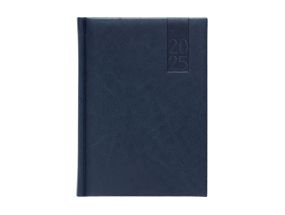 Календарь-книга DAY A5, твердый переплет, искусственная кожа (DARK BLUE) 00034/40026