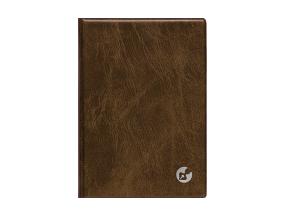 Raamatkalender Boss A5 PÄEV, spiraalköide, plastkaaned (PRUUN) 00038/41088