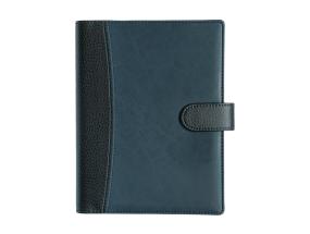 Raamatkalender Boss A5, NÄDAL vertikaal, spiraalköide, LUX kaaned (SININE) 00043/40073