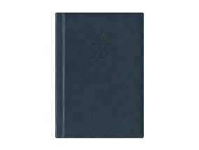 Raamatkalender Kalendermärkmik A6 PÄEV, kunstnahk (TUMESININE) 00029/40084